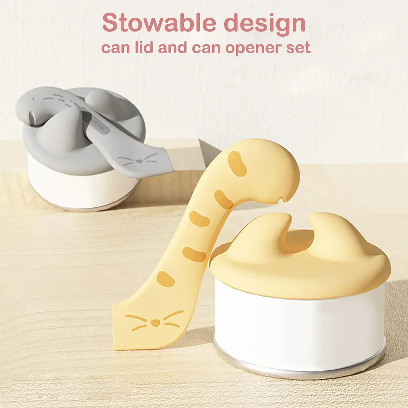Pet Food Can Lid & Can Opener, Cat Food Spoon for Wet Food YourCatGoodies