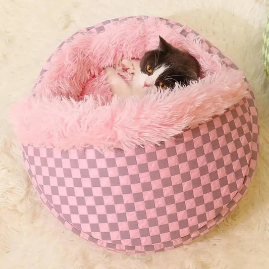 PetsLoveStory® Diamond Quilt Pet Nest
