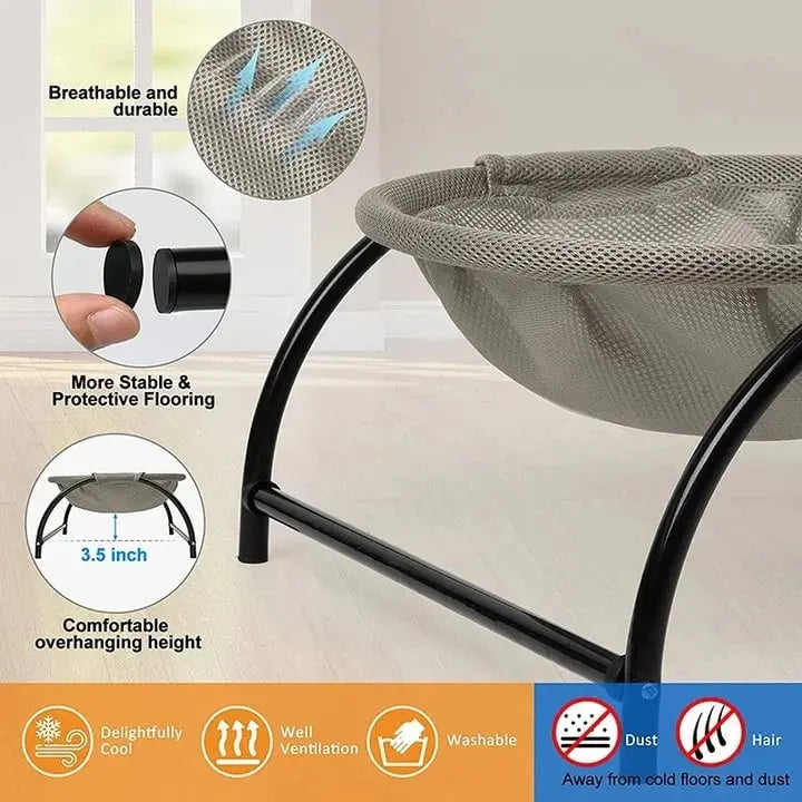 Floor Cat Hammock-With Stand YourCatGoodies