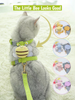Bee Shape Cat Harness Traction Rope YourCatGoodies