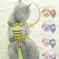 Bee Shape Cat Harness Traction Rope