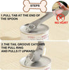 Pet Food Can Lid & Can Opener, Cat Food Spoon for Wet Food YourCatGoodies