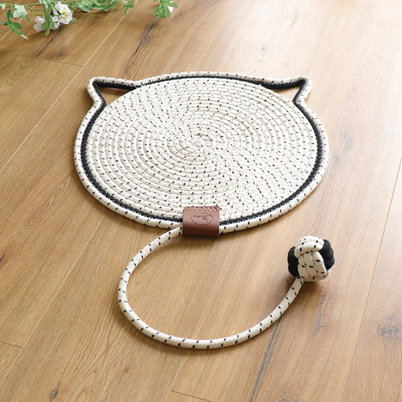 Ball integrated cat scratching mat YourCatGoodies