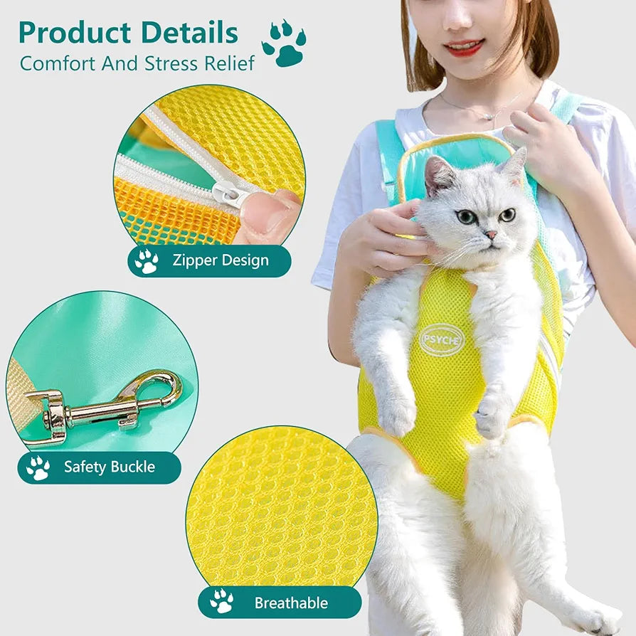 Breathable Four-Leg Backpack Pet Carrier YourCatGoodies