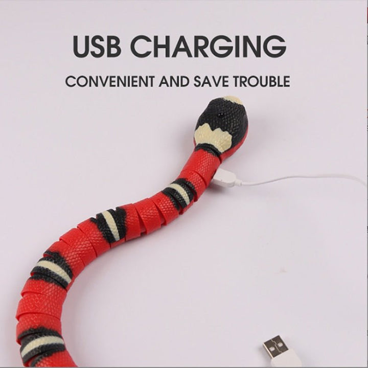 Smart Sensing Snake Interactive Cat Toy WigglyTailNeeds