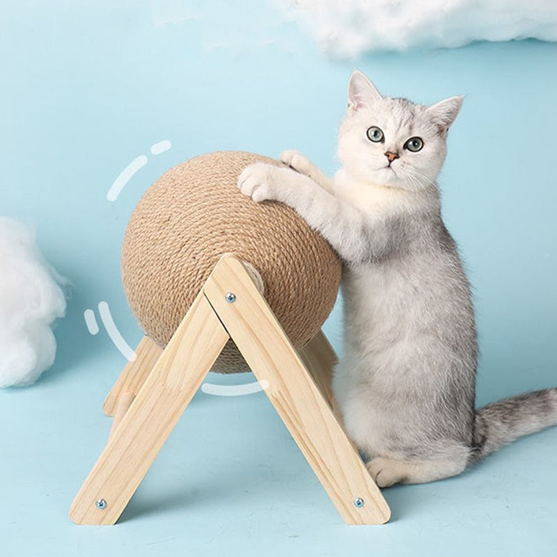 Cat Scratching Ball WigglyTailNeeds