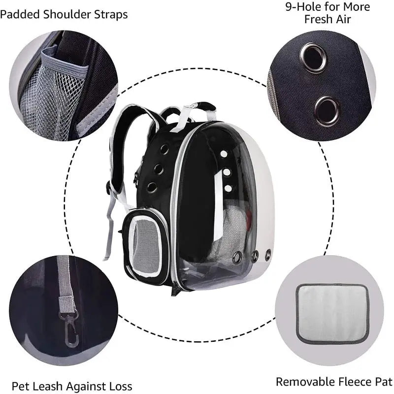Pet Backpack Carriers WigglyTailNeeds