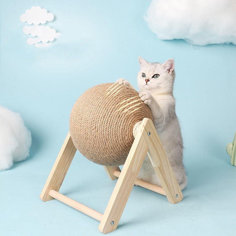 Cat Scratching Ball WigglyTailNeeds